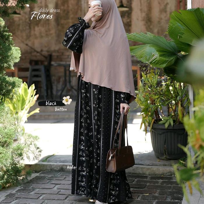 Gamis Rayon Daily dress by azda | | Gamis Daily rayon | Gamis daily terbaru