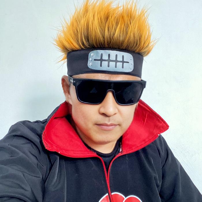 Rambut Gojo Satoru Anime / Wig Rambut / Rambut Palsu Naruto