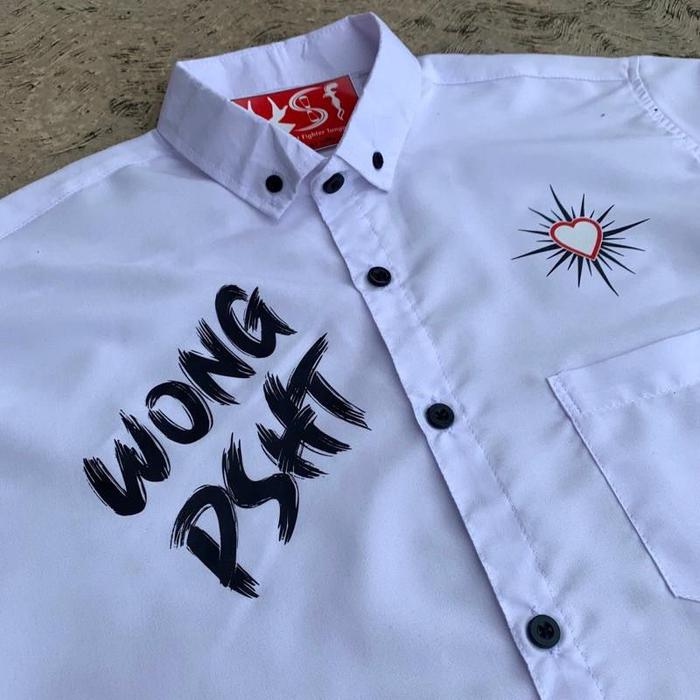 Kemeja PSHT A4, Baju Hem Pencak Silat SH TERATE, Baju PSHT 1922 simple keren, Baju WONG PSHT
