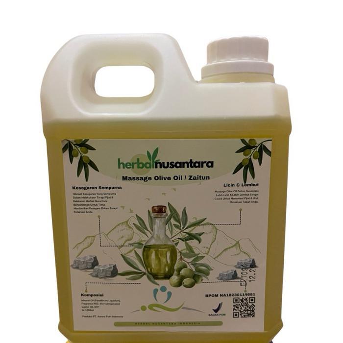 Minyak SPA Zaitun 1 Liter Pijat Gosok Urut Bekam Massage Oil 1Liter