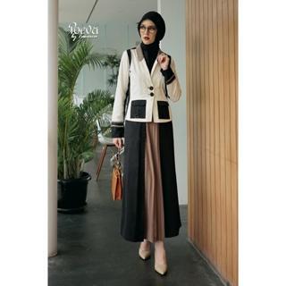 POEVA MIDI COAT Adeline PV-0622001 / Tuneeca Poeva / Midi Coat Kekinian