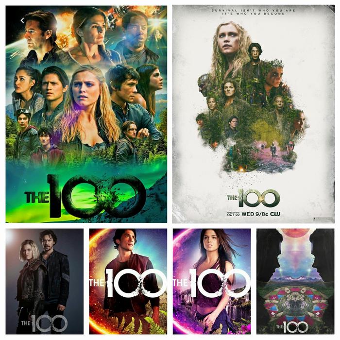 The 100 TV Series Show 5D DIY Diamond Painting Sci-fi Movies Full