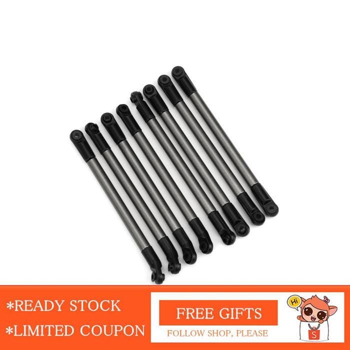 Nearbeauty 8pcs / Set Link Rod Metal 275mm Untuk Aksesoris Mobil Rc
