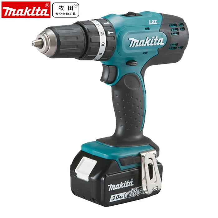 Makita DHP453 18V Cordless Driver Drill with Battery Electric Screwdriver Fit Screwing /Drill Holes 