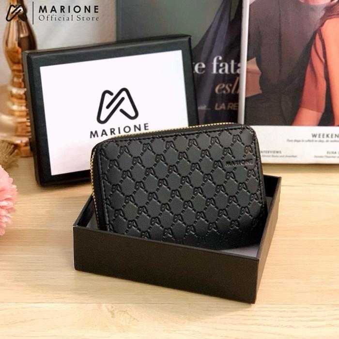 ￼MARIONE - NEDERLAND Dompet Kartu Dompet Koin Card Holder Bahan Kulit Sintetis