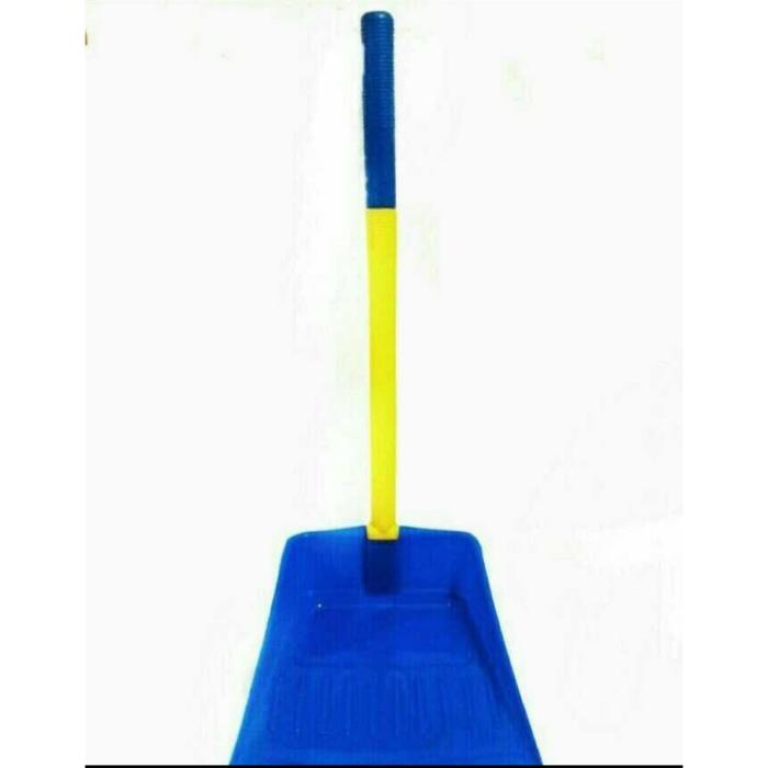 Pengki Cemerlang/Serokan/Serok/Sekop/Sampah Gagang Plastik/Tempat Sampah
