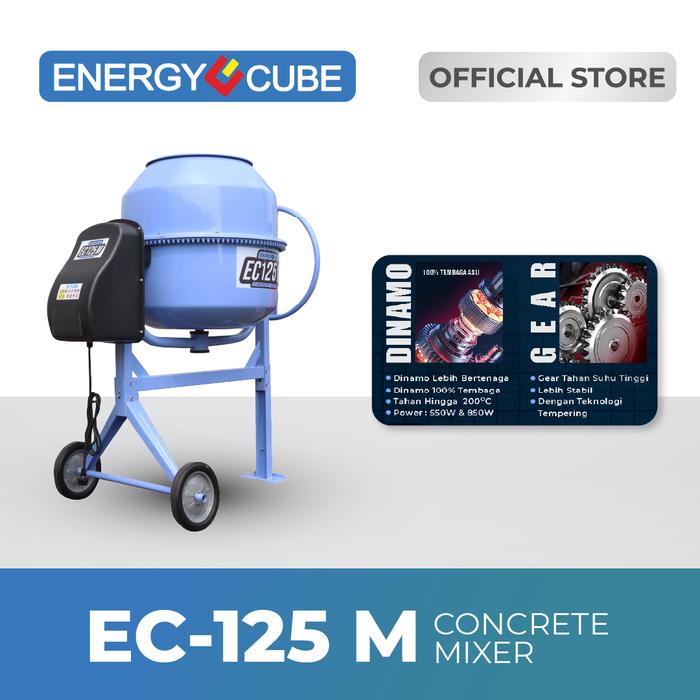 ENERGYCUBE CONCRETE MIXER / MOLEN BETON EC-125 M