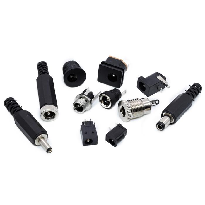 10Pcs 5.5mm x 2.1mm DC Panel Mount Connector DC 5.5 x 2.1 DC Male Female Terminal 12V DC Power Suppl