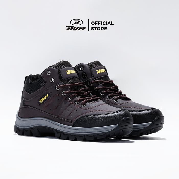 Duff Official - Sepatu Outdoor Pria - Hiking Coffee