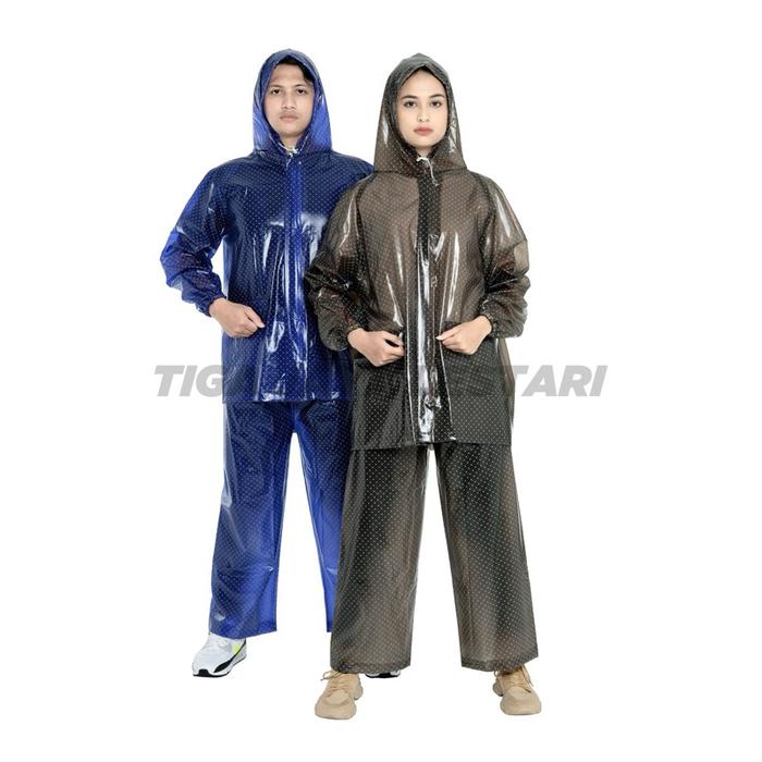 JAS HUJAN DEWASA JAKET CELANA MAESTRO (1 SETEL) RANDOM