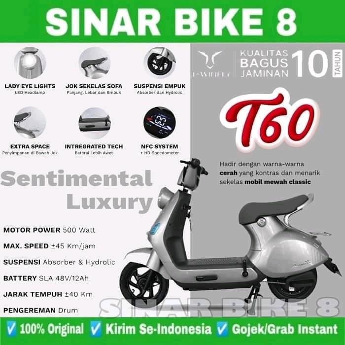 Sepeda listrik Uwinfly T60