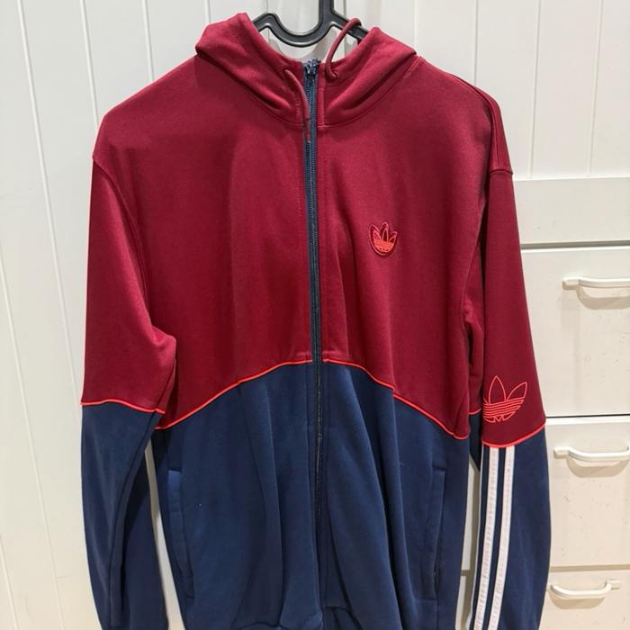 Adidas Outline Full-zip Hoodie Size S Second