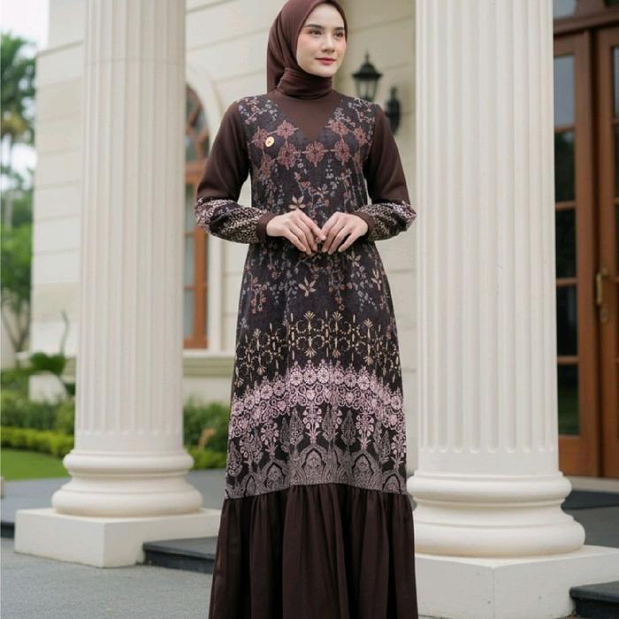 gamis mahogany marema zalifa