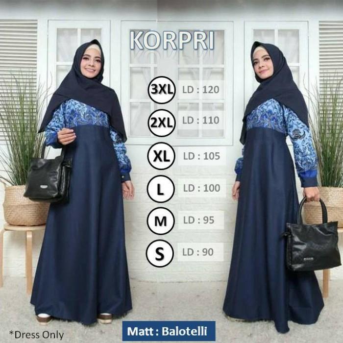 Terbaru seragam korpri gamis PNS syari sergam guru dress gamis korpri