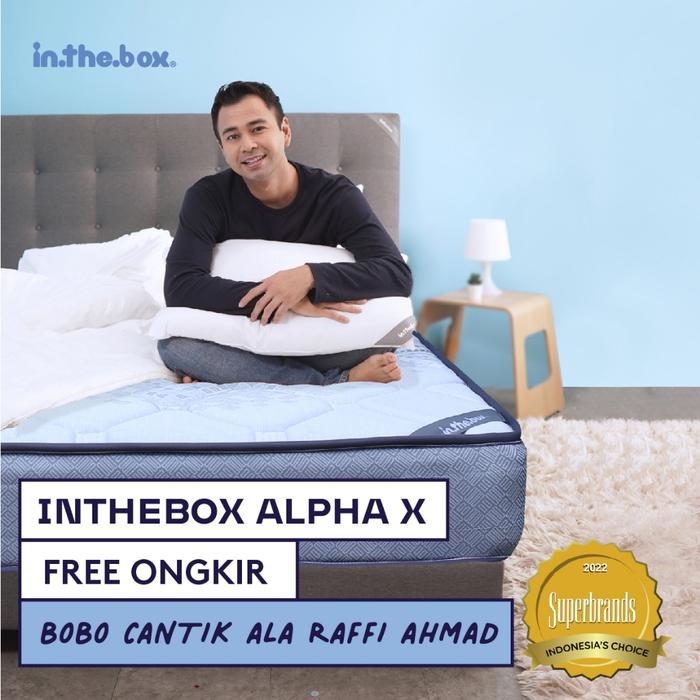 INTHEBOX ALPHA X - Kasur Springbed - FREE Bantal - Ukuran kasur 90x200, 100x200, 120x200, 140x200, 1