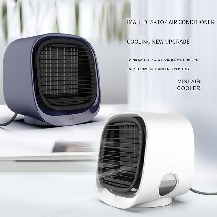 Air Cooler Fan Mini Portable Air Conditioner Fan 5V 1A Desktop Home