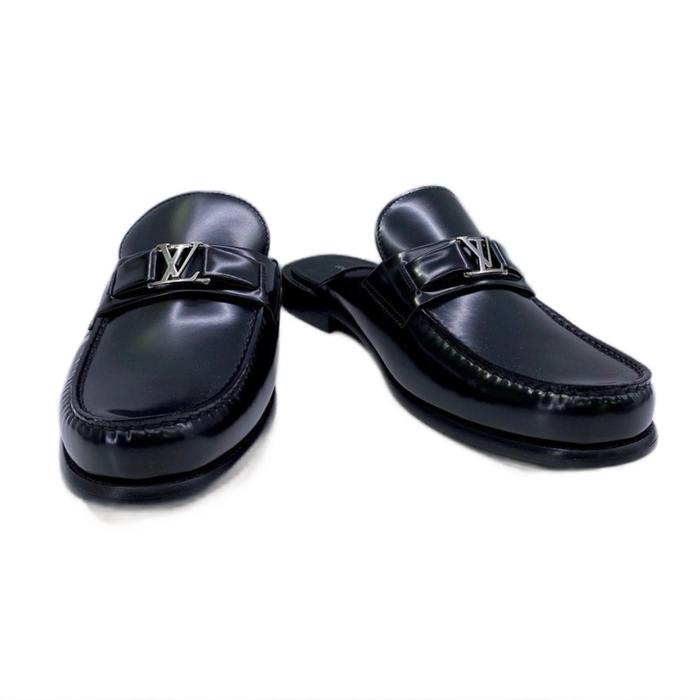 sandal Louis vuitton pria 100% authentic sendal mule LV mules major open back