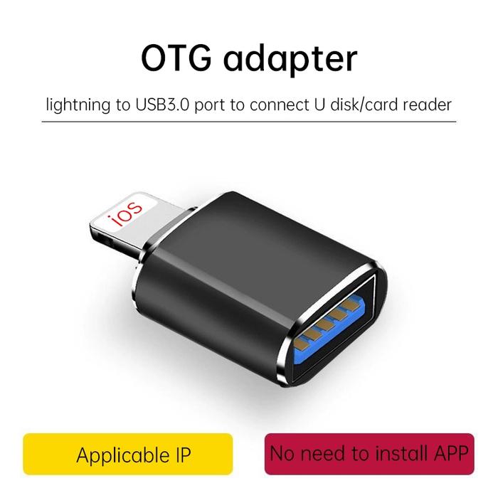 OTG Adapter USB 3.0 ke Adaptor IP USB Disk Flash Mouse Mouse Keyboard Card Reader Cocok untuk IP-Ver