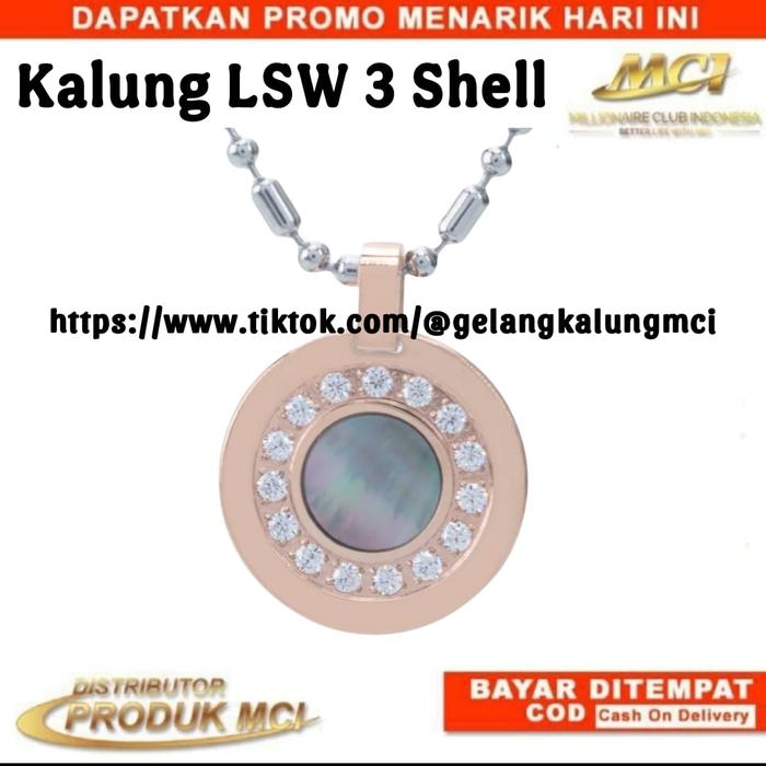 # TERBARU 2025 # KALUNG LSW 3 SHELL KALUNG SHELL GOLD KALUNG WANITA MCI SHELL ROSE GOLD MCI