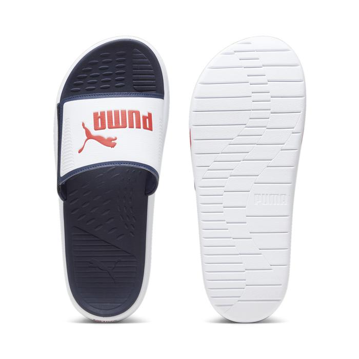 Puma Sandal Pria Softride PUMA White-For All Time Red-PUMA Navy