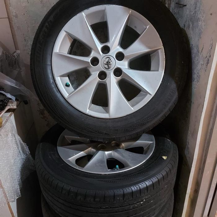 Velg copotan Alphard Ring 17 dan ban YOKOHAMA (preloved)