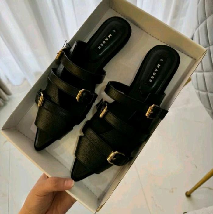 mader open tue mules black