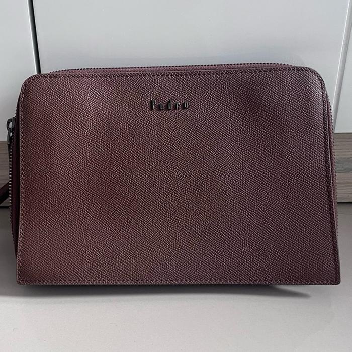 Mens Clutch merk PEDRO warna tan coklat baru dan murah