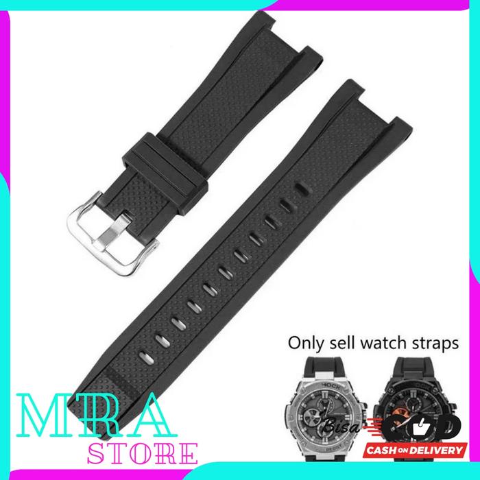 Strap Tali Jam Rodan 8001 Tali Jam Tangan Karet  Rodan 8001 Hitam