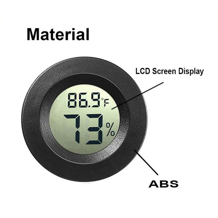 Thermometer Hygrometer Digital Aquascape Portable / Termometer Pengukur Suhu Aquarium Serbaguna