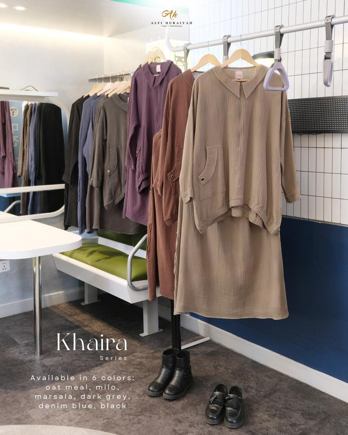 In'am Gallery | Set Tunik Khaira by Alfi Huraiyah