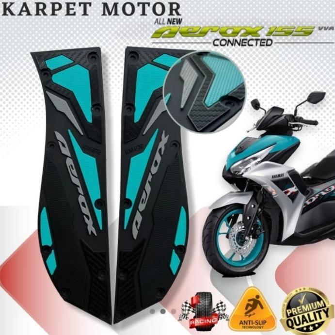 Karpet Aerox Connected 155 Bordes alas kaki Aerox New 2021_2023