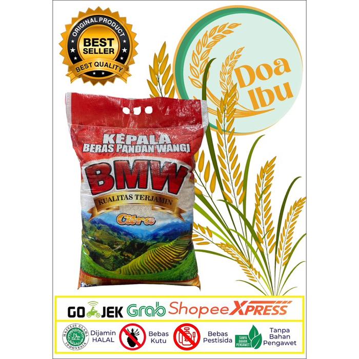 BERAS PANDAN WANGI CAP BMW 5kg/10kg/20kg