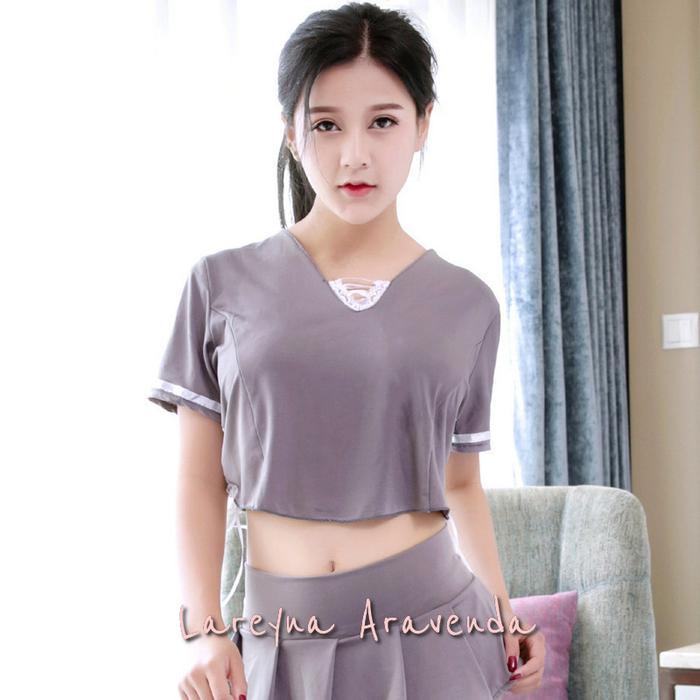 COD Set Lingerie + CD Fantasy Malam Gairah Nakal Private Maid LG752