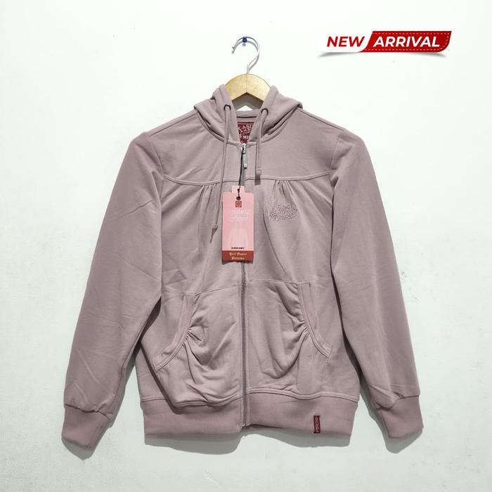 Jaket/Jumper Wanita MISTI10 Dusty Pink Full Katun