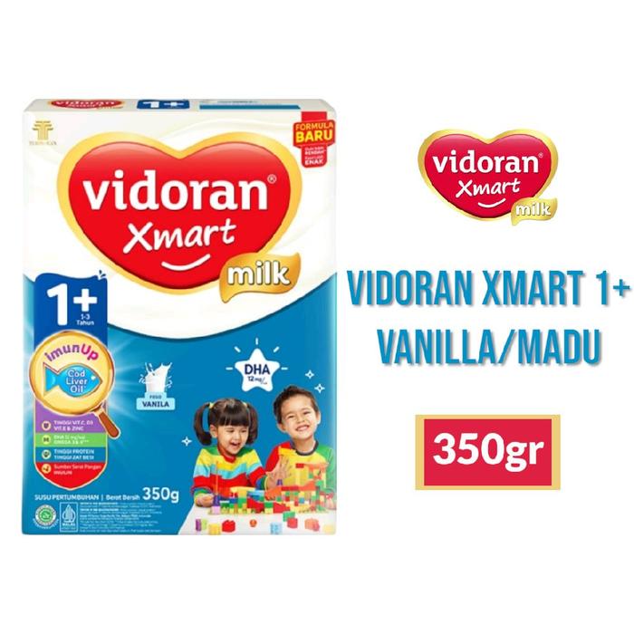 Vidoran Xmart 1+ Susu Pertumbuhan Vanila 125g/325g/700g/900g