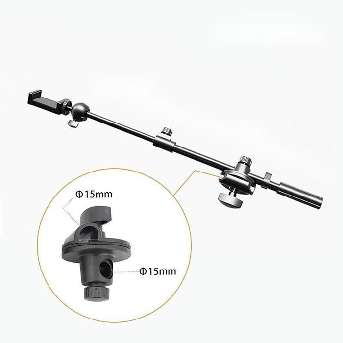 Clip Microphone Portable Diameter 15mm Klip Mic Jepit Microphone Aksesori Stand Microphone