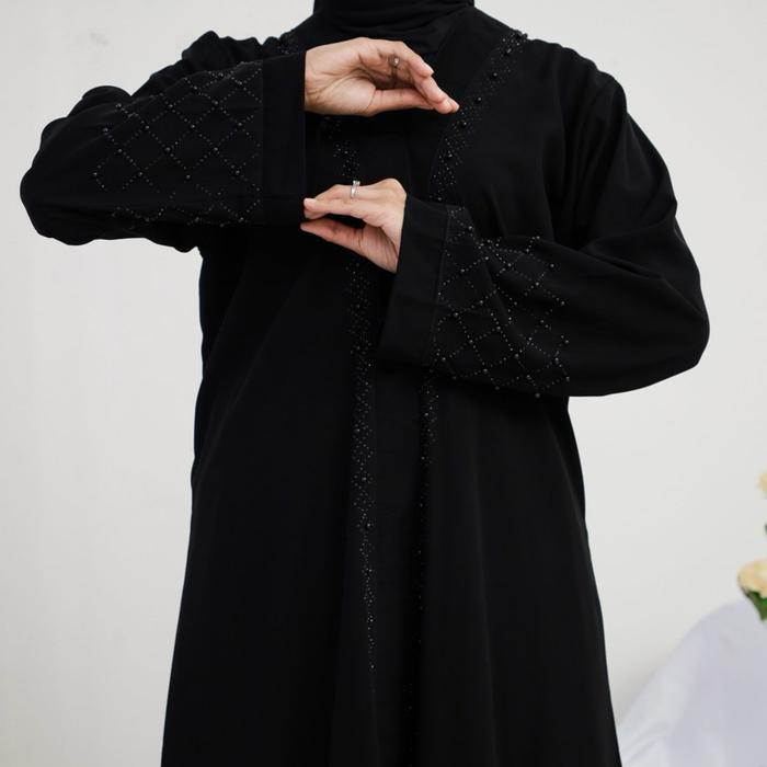 ABAYA OUTER INTAN ALKHATIB COLLECTION BUSANA MUSLIMAH WANITA GAMIS DRESS BAJU LEBARAN TREND JUBAH HI