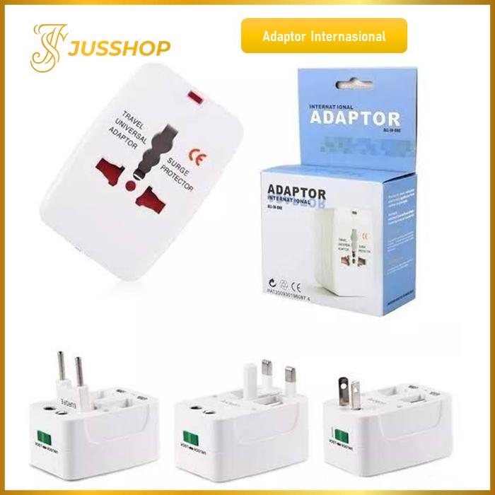 Universal Travel Adaptor Colokan Listrik Adaptor Internasional All In One Multifungsi