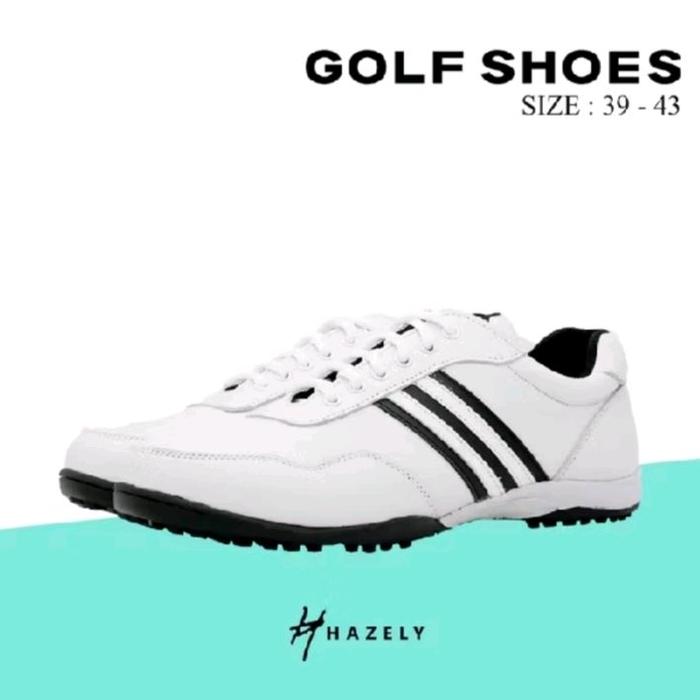 Sepatu Golf Series Osric -UNISEX - White 3 Stripes HZL 10