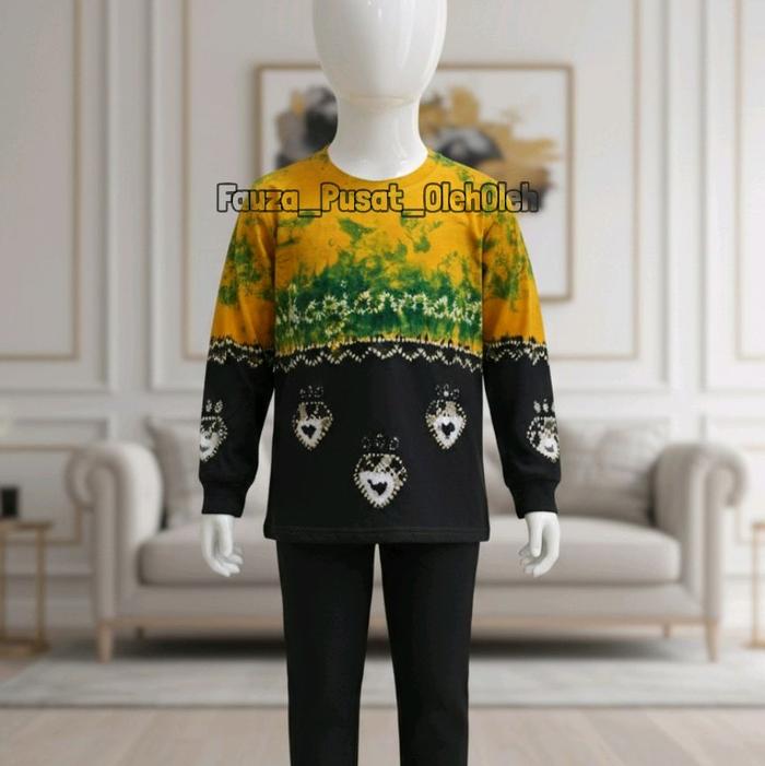 BAJU SASIRANGAN ANAK BAHAN KAOS