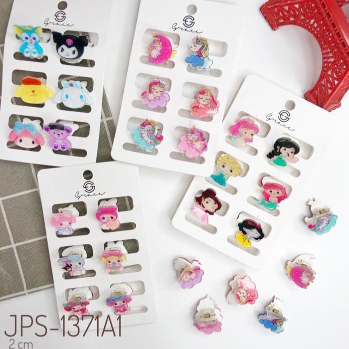 Jepit karakter anak motif // jepit salon mini Clips