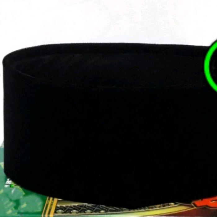 Songkok peci hitam tinggi kopiah hitam tinggi 11Cm,12Cm,13Cm,14Cm,15Cm peci pria dewasa songkok madu
