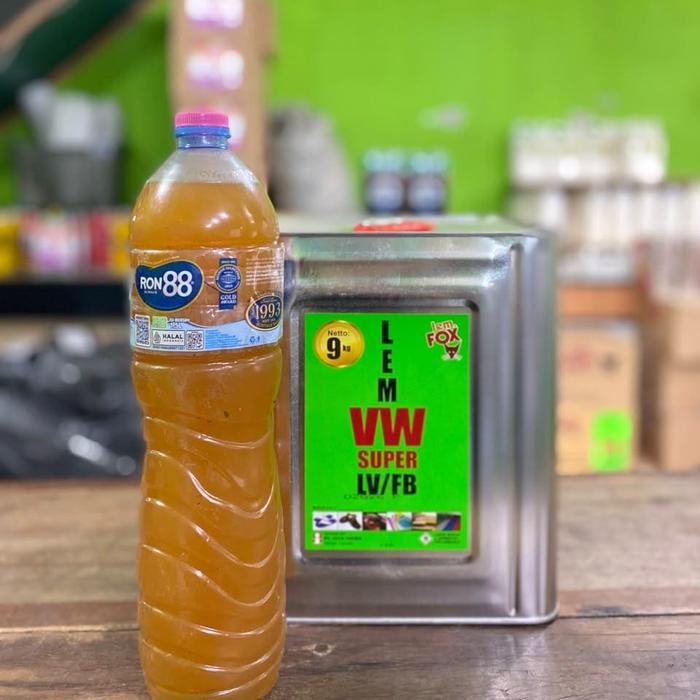 Lem Fox botolan / lem fox kemasan botol/ lem vw uk 1.5L / lem kuning / lem fox murah