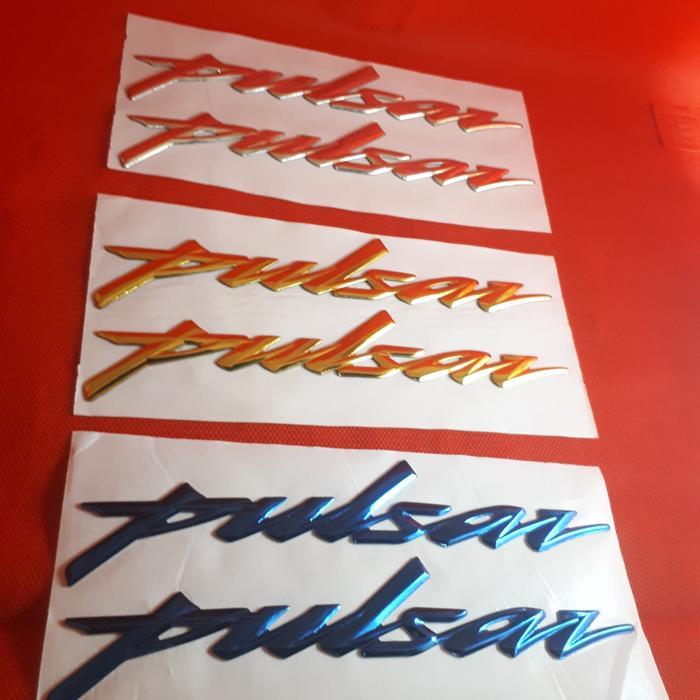 STICKER EMBLEM LOGO TANGKI PULSAR