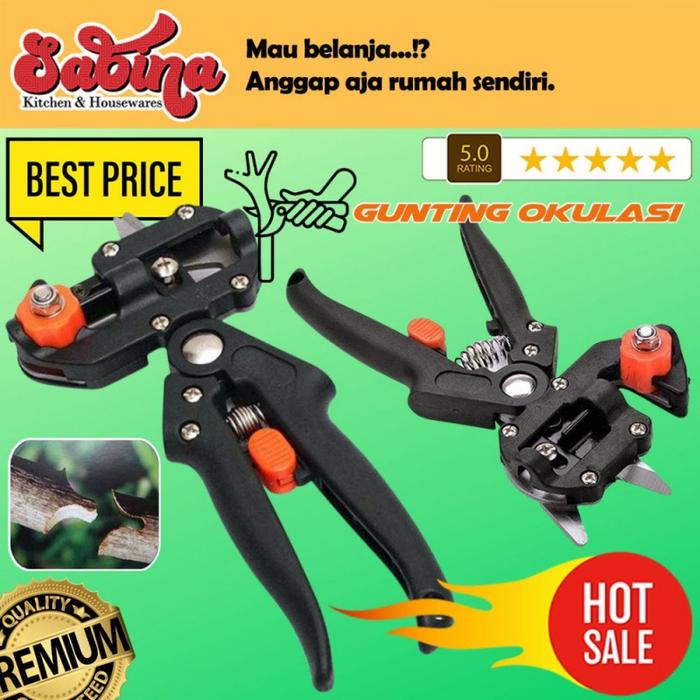 Gunting Okulasi Stek Dahan Tanaman Grafting Pruning Tool Taffware