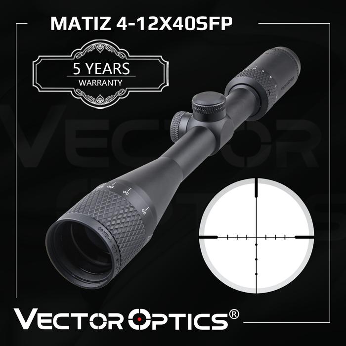 Vector Optics Matiz 4-12x40 Riflescope 25.4mm 1 Inch Tube Varmint