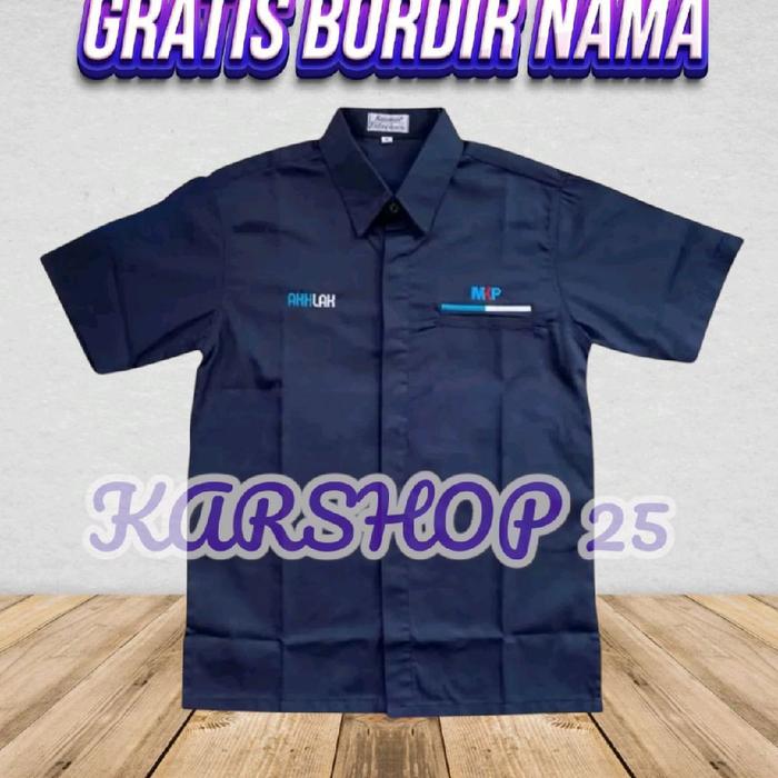 KEMEJA AKHLAK MKP KEMEJA MKP LENGAN PENDEK TERBARU SERAGAM MKP ATASAN BAJU MKP SERAGAM MKP