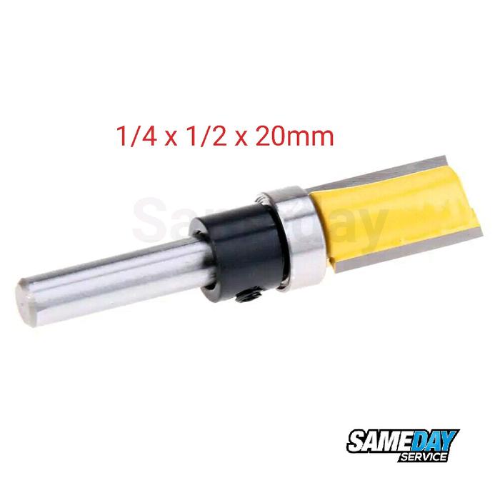 Mata Profil Flush Trimmer Router Bits Single Bearing HPL Edging Trim 20mm