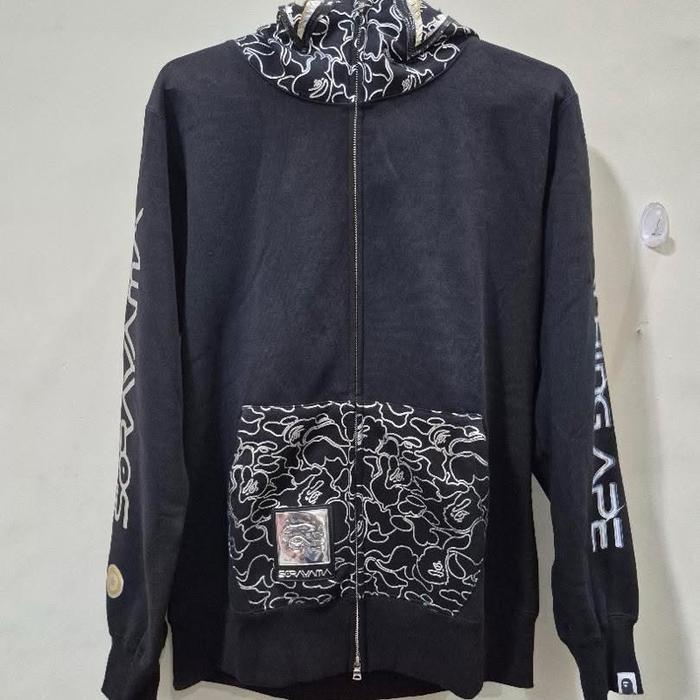 Hoddie bape collab sorayama japan original preloved