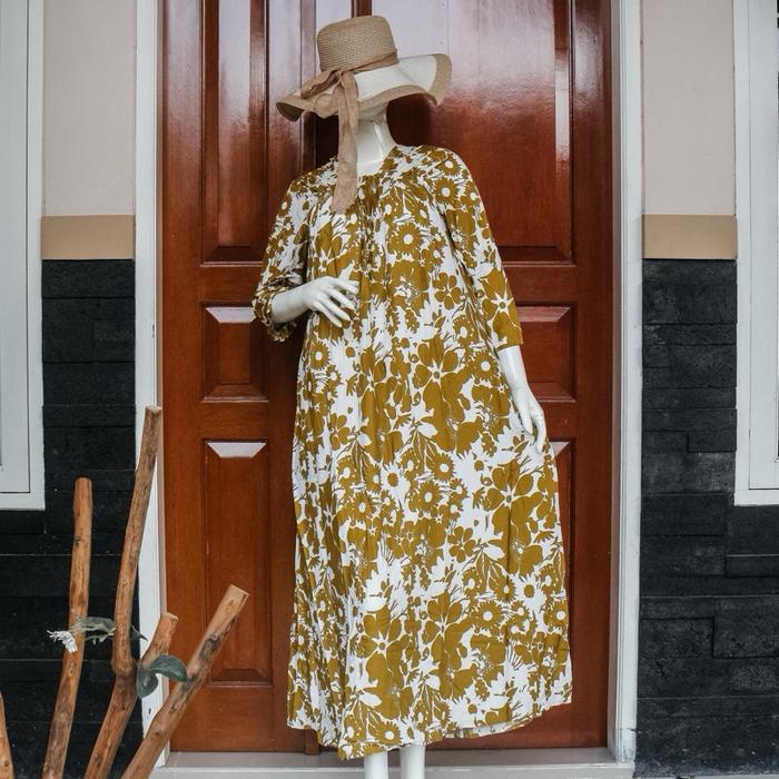 ZIERA AMERA DRESS GAMIS RAYON MOTIF